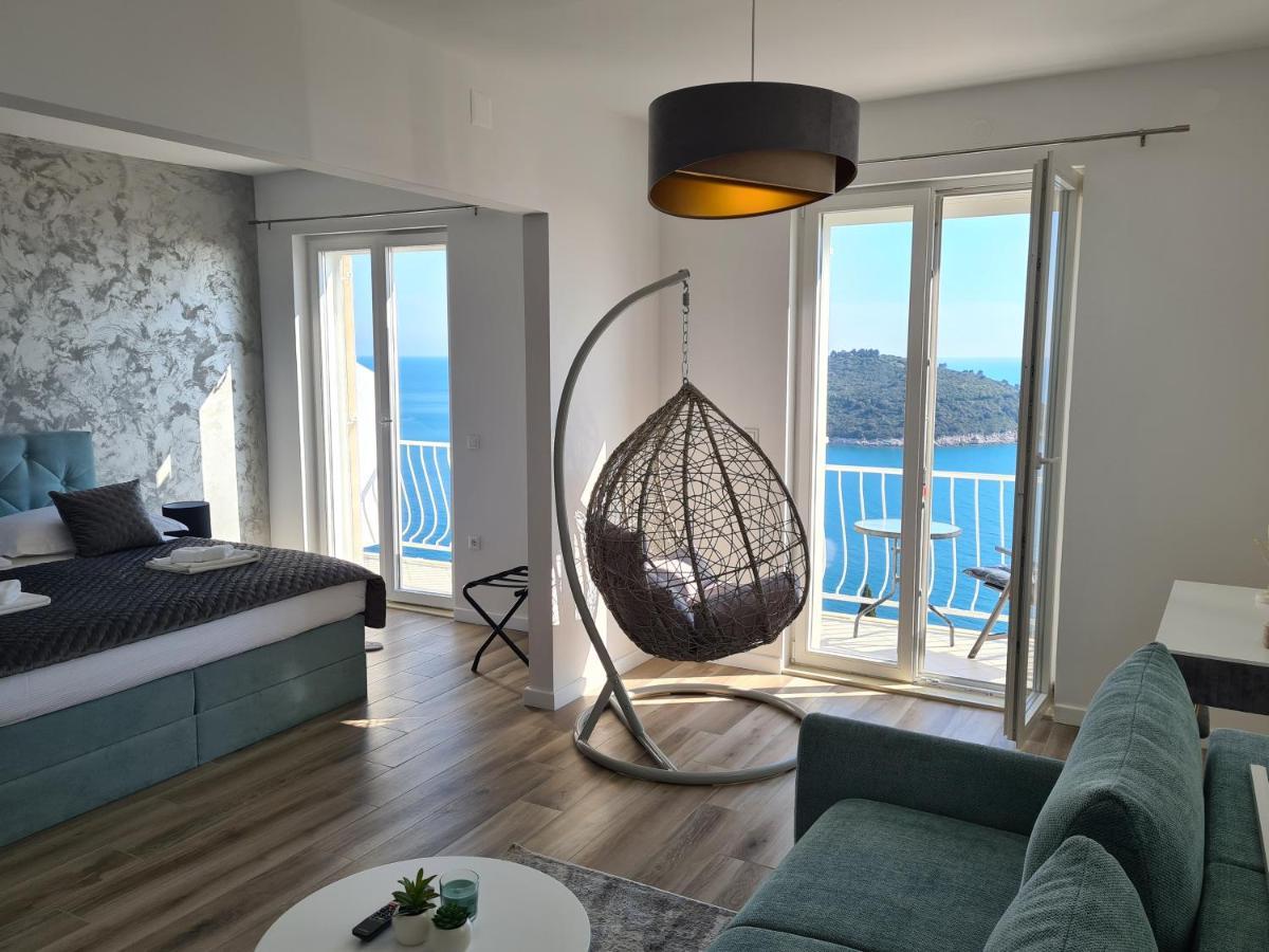 Апартаменты Panoramic Sea And Old Town View Дубровник Экстерьер фото